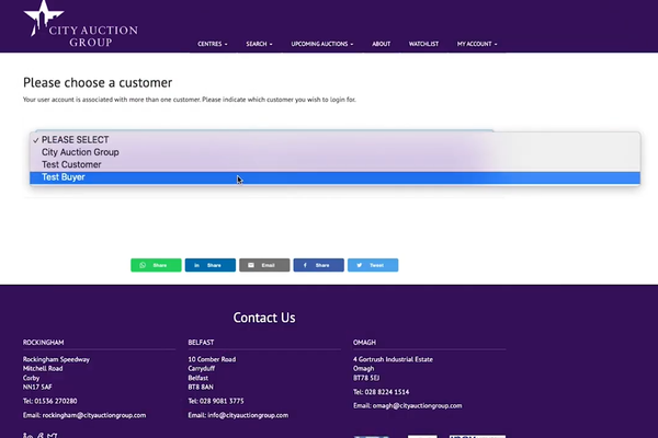 Change Customer